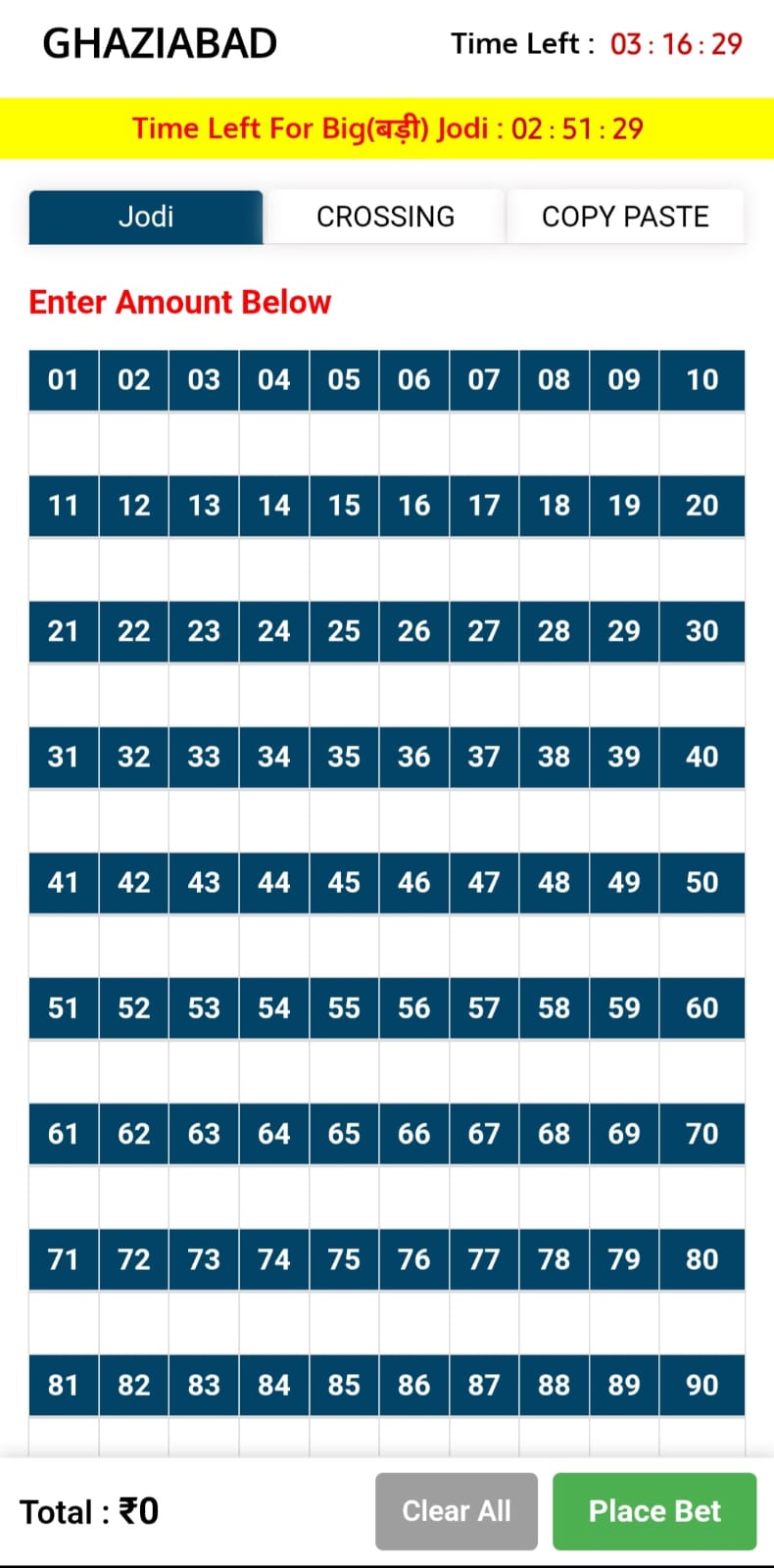 Guruji Club App Chart Screenshot